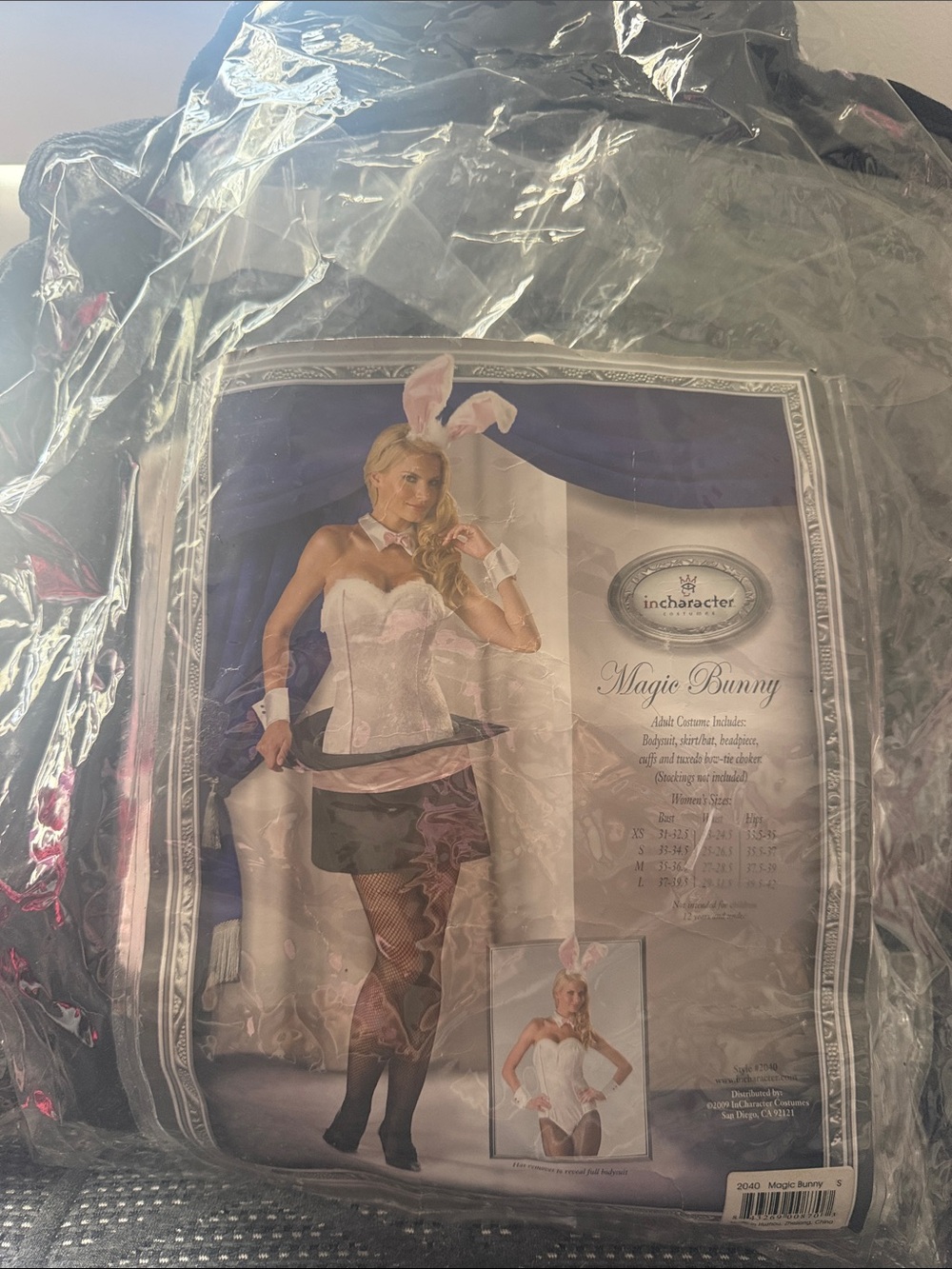 Vintage InCharacter Magic Bunny Costume - Pink & White